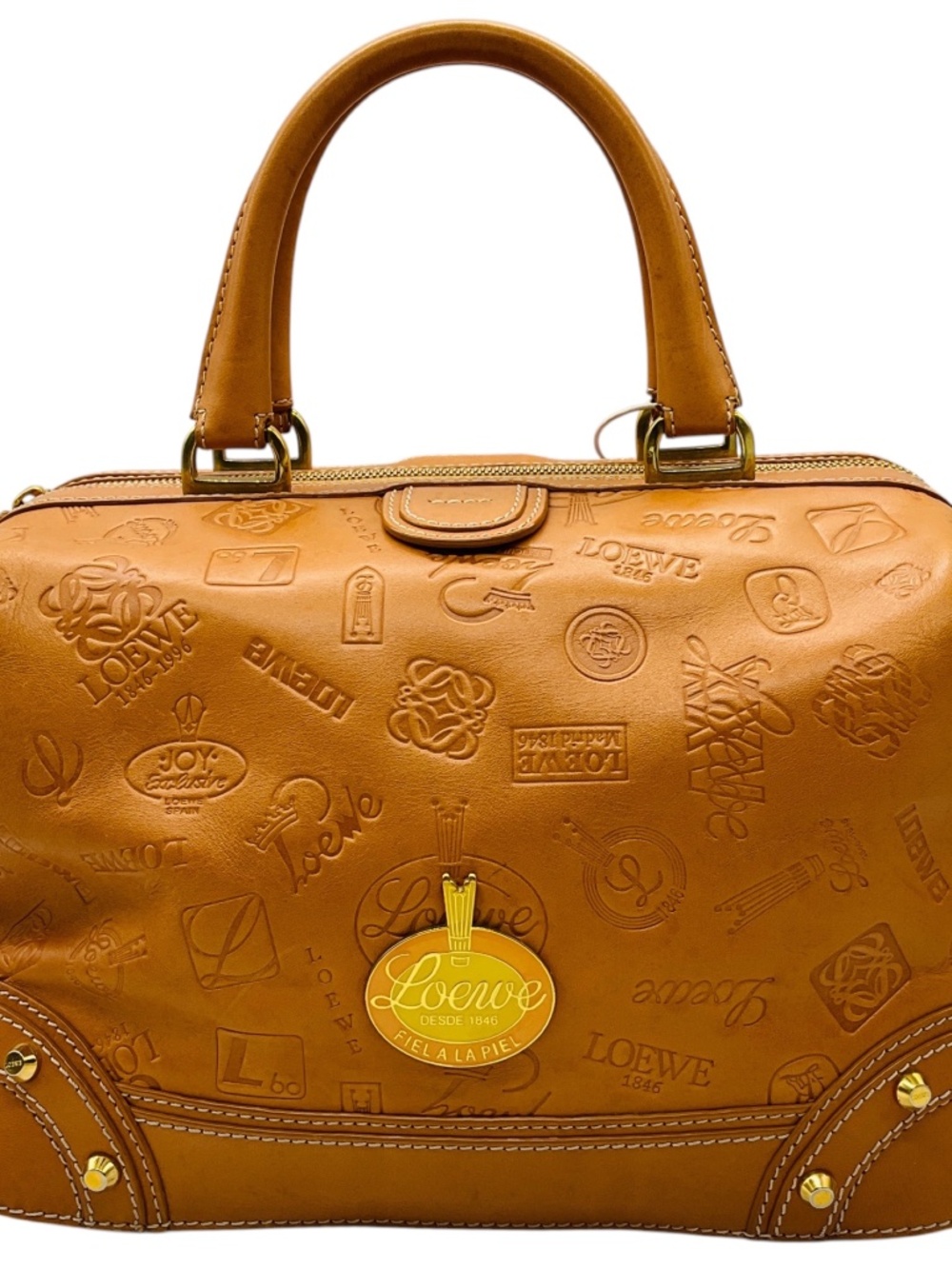 LOEWE RARE TAN LEATHER DESDE 1846 SINCE 1846 FIEL A LA PIEL 160 ANIVERSARIO ANNI